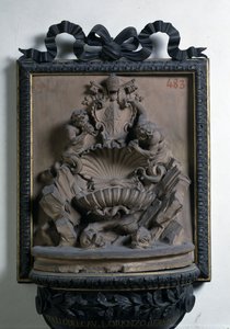 Altamoro Çeşmesi için Modello (pişmiş toprak) by Gian Lorenzo Bernini